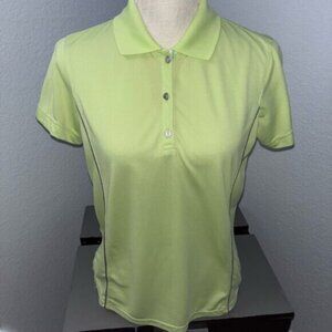 Women’s Tehama Green Short Sleeve Polo Golf Shirt Small